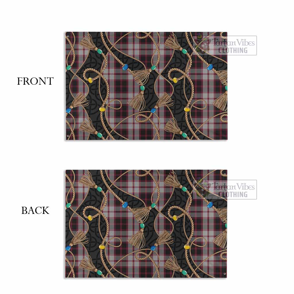 MacPherson (McPherson) Scottish Tartan Twisted Ropes Stylized House Flag - Tartan Vibes Clothing