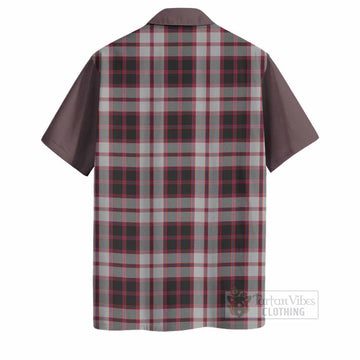 MacPherson (McPherson) Tartan Accent Hawaiian Shirt with Family Crest