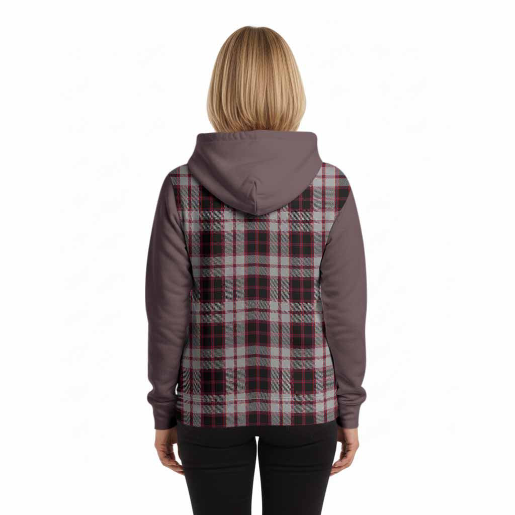 MacPherson (McPherson) Tartan Accent Hoodie with Family Crest