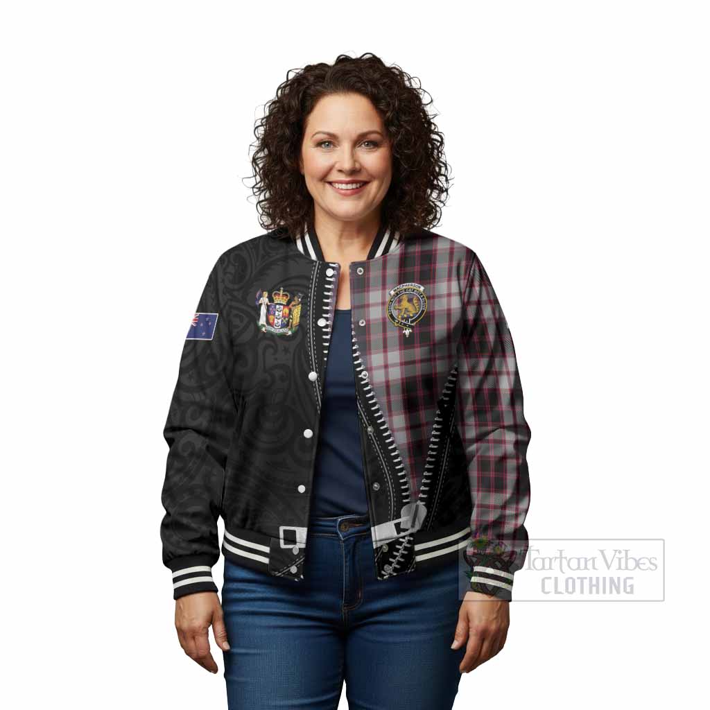 MacPherson (McPherson) Tartan Baseball Jacket New Zealand Pattern Unique Zipper Stylized