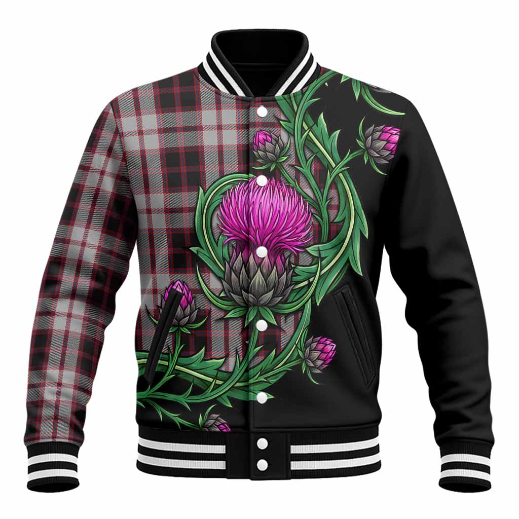 MacPherson (McPherson) Tartan Baseball Jacket Resilient Scottish Thistle Unisex - Tartan Vibes Clothing