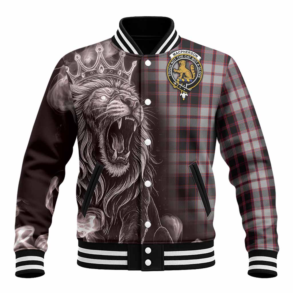 MacPherson (McPherson) Tartan Baseball Jacket Roaring Lion Heritage