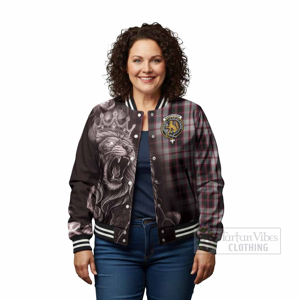 MacPherson (McPherson) Tartan Baseball Jacket Roaring Lion Heritage