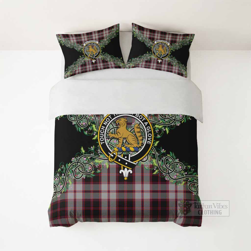 MacPherson (McPherson) Tartan Bedding Set Thistle Scottish Spirit - Tartan Vibes Clothing