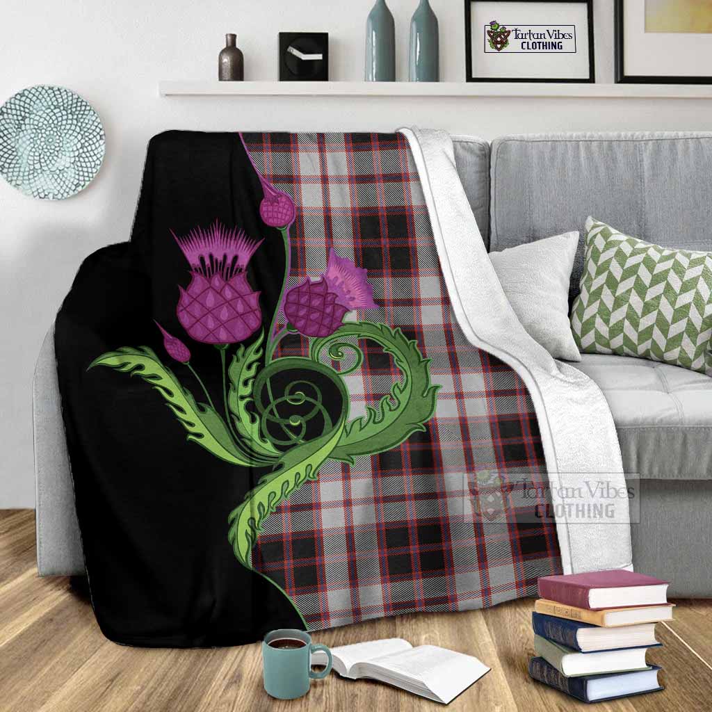MacPherson (McPherson) Tartan Blanket Traditional Scottish Thistle - Tartan Vibes Clothing