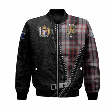MacPherson (McPherson) Tartan Bomber Jacket New Zealand Pattern Unique Zipper Stylized