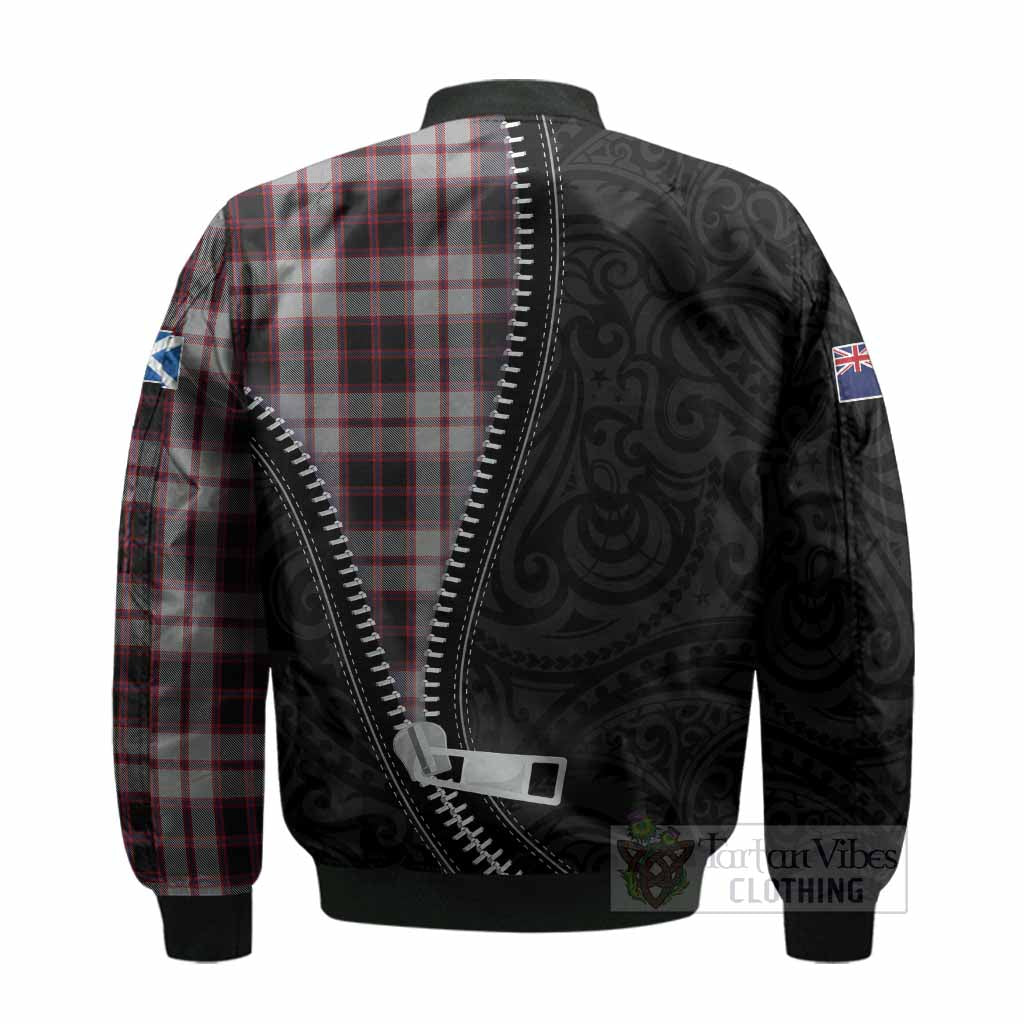 MacPherson (McPherson) Tartan Bomber Jacket New Zealand Pattern Unique Zipper Stylized