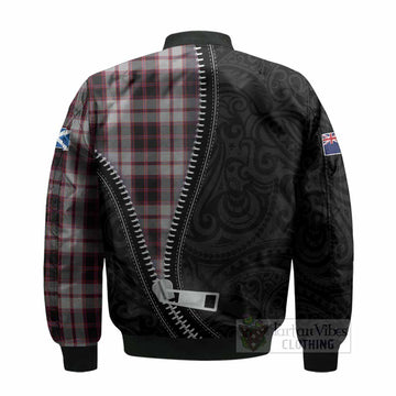 MacPherson (McPherson) Tartan Bomber Jacket New Zealand Pattern Unique Zipper Stylized