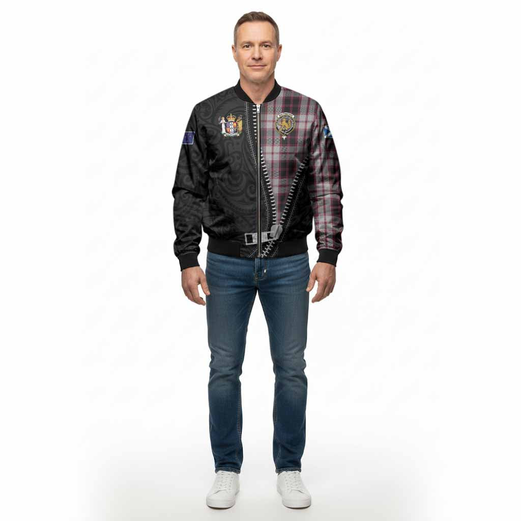 MacPherson (McPherson) Tartan Bomber Jacket New Zealand Pattern Unique Zipper Stylized