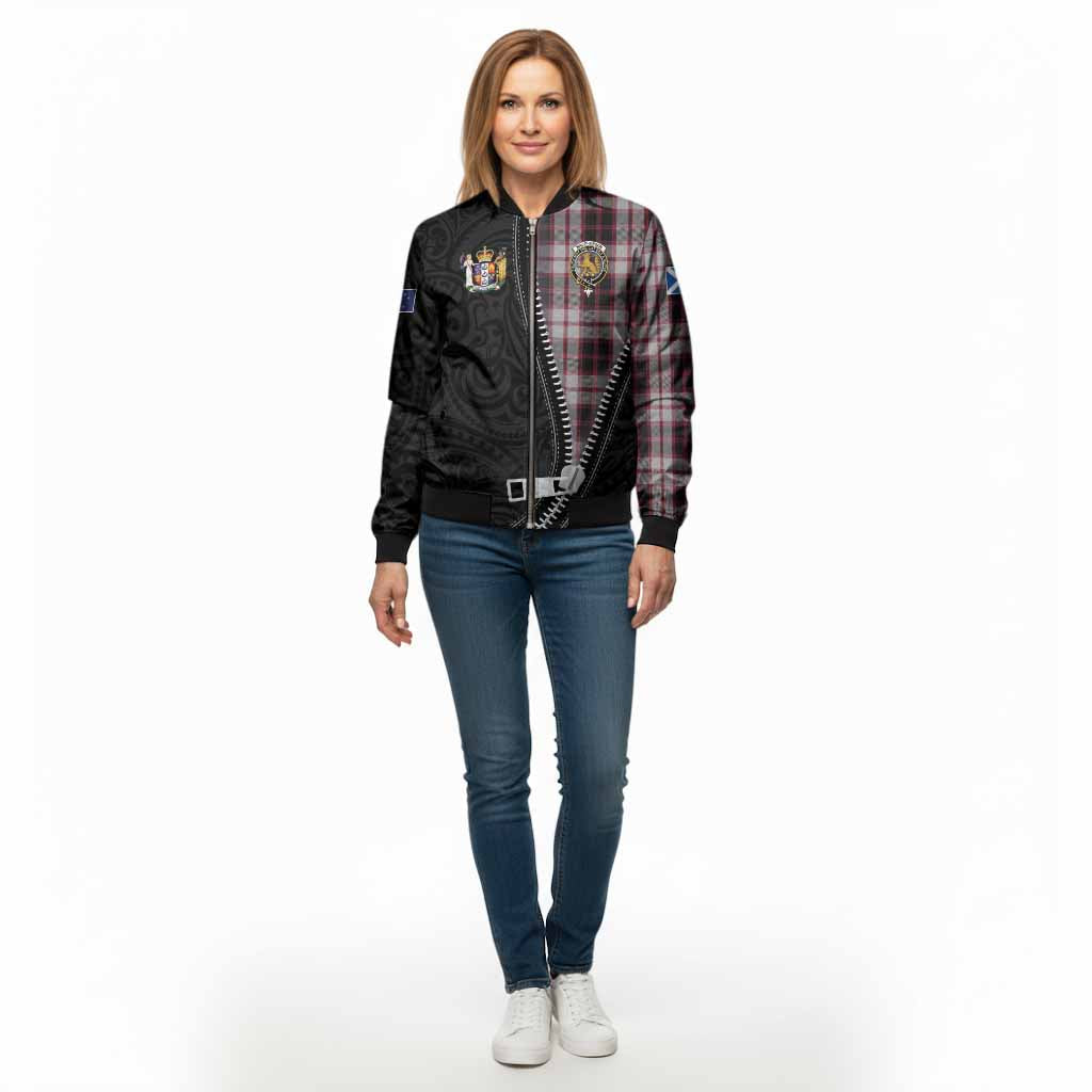 MacPherson (McPherson) Tartan Bomber Jacket New Zealand Pattern Unique Zipper Stylized