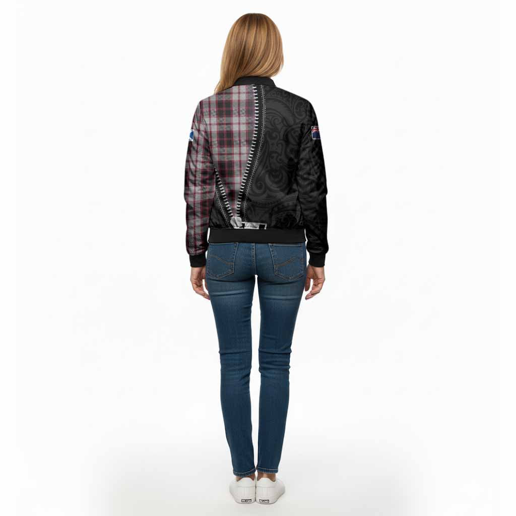 MacPherson (McPherson) Tartan Bomber Jacket New Zealand Pattern Unique Zipper Stylized