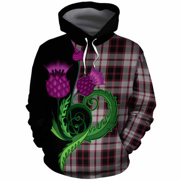 MacPherson (McPherson) Tartan Cotton Hoodie Traditional Scottish Thistle
