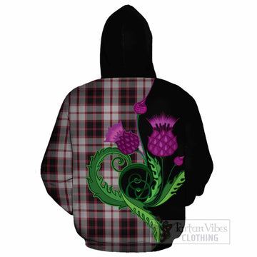 MacPherson (McPherson) Tartan Cotton Hoodie Traditional Scottish Thistle