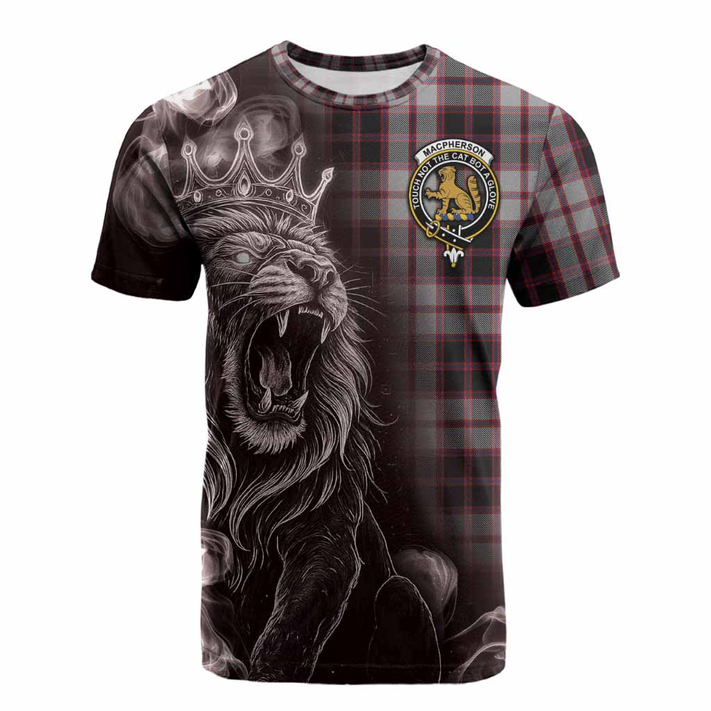 MacPherson (McPherson) Tartan Cotton T-shirt Roaring Lion Heritage