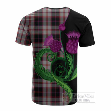 MacPherson (McPherson) Tartan Cotton T-shirt Traditional Scottish Thistle
