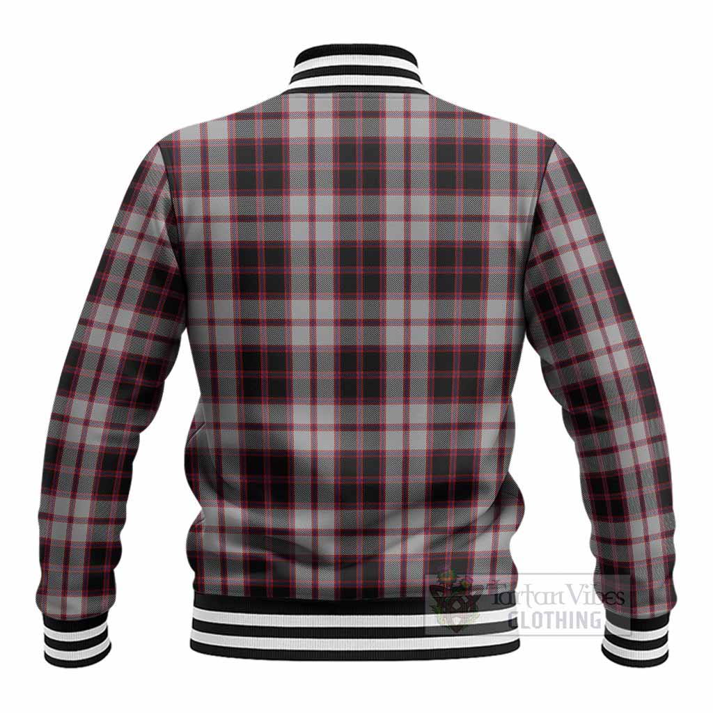 MacPherson (McPherson) Tartan Crest Baseball Jacket Ferocious Lion Style - Tartan Vibes Clothing