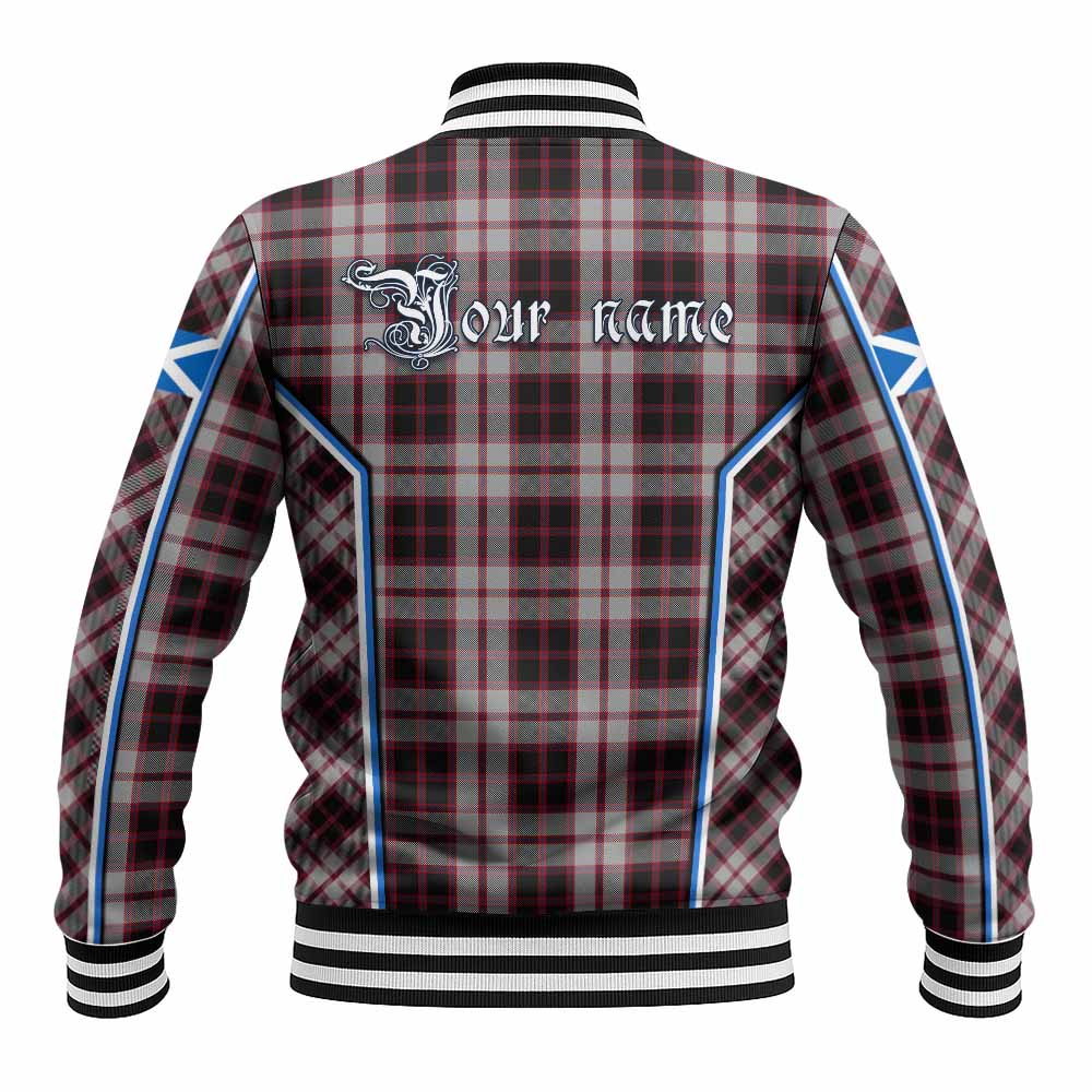 MacPherson (McPherson) Tartan Crest Baseball Jacket Scotland Coat of Arm Flag Style - Tartan Vibes Clothing