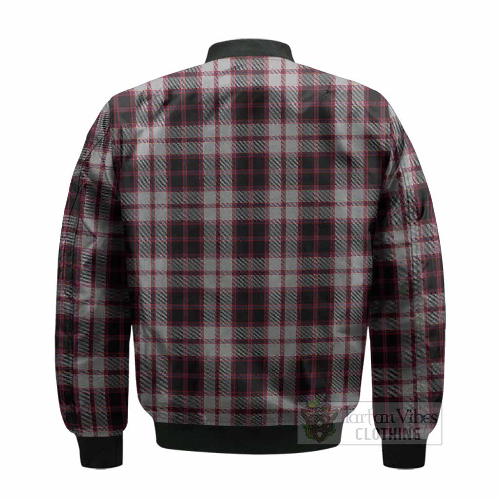 MacPherson (McPherson) Tartan Crest Bomber Jacket Ferocious Lion Style - Tartan Vibes Clothing