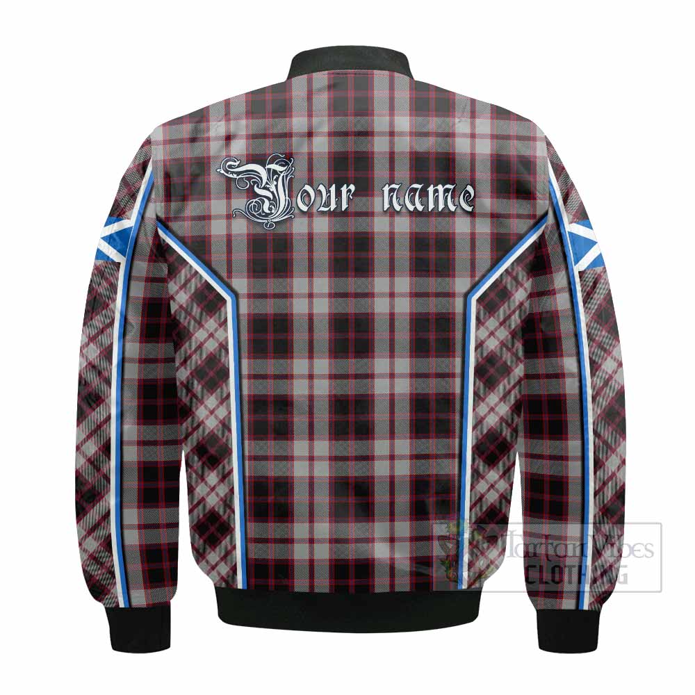 MacPherson (McPherson) Tartan Crest Bomber Jacket Scotland Coat of Arm Flag Style - Tartan Vibes Clothing