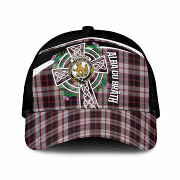 MacPherson (McPherson) Tartan Crest Classic Cap Scottish Thistle Celtic Cross Alba Gu Brath