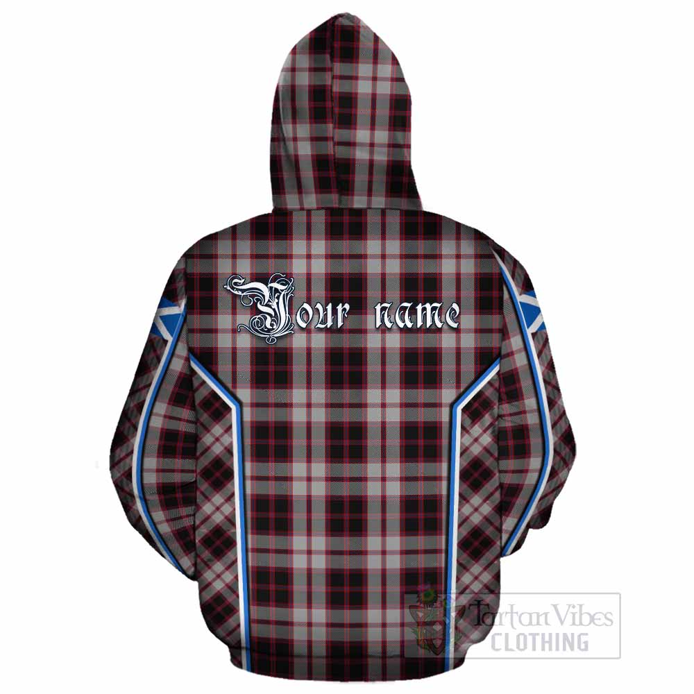 MacPherson (McPherson) Tartan Crest Cotton Hoodie Scotland Coat of Arm Flag Style - Tartan Vibes Clothing