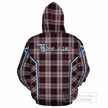 MacPherson (McPherson) Tartan Crest Cotton Hoodie Scotland Coat of Arm Flag Style - Tartan Vibes Clothing
