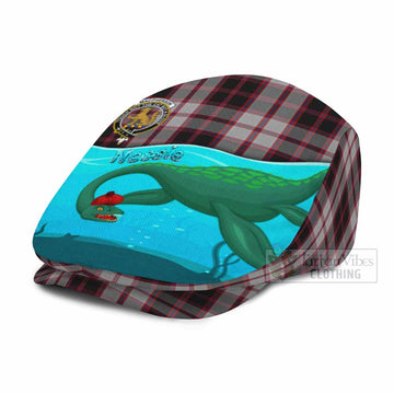 MacPherson (McPherson) Tartan Crest Flat Cap, Jeff Cap Nessie Under Water