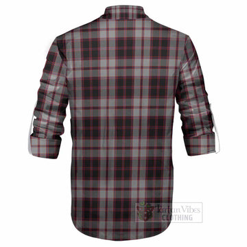 MacPherson (McPherson) Tartan Crest Ghillie Shirt Ferocious Lion Style