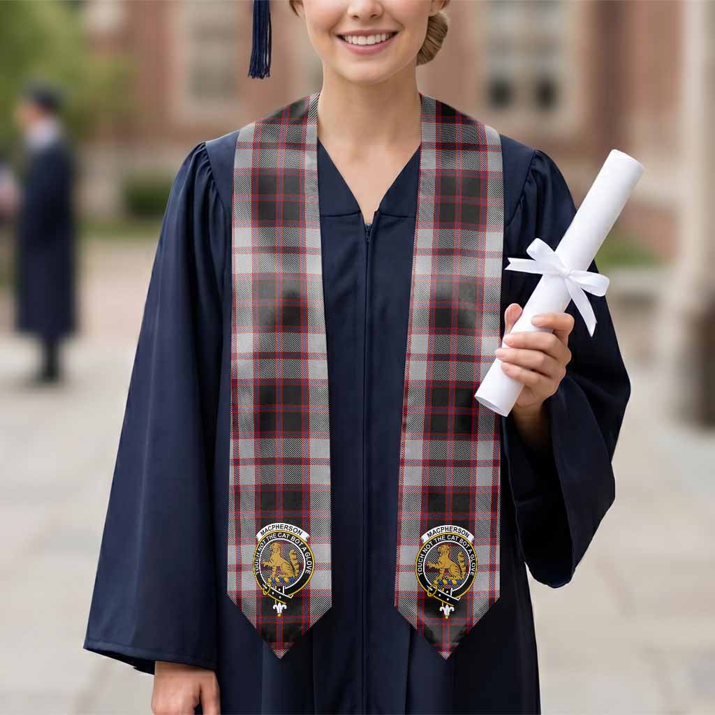 MacPherson (McPherson) Tartan Crest Graduation Stole - Tartan Vibes Clothing