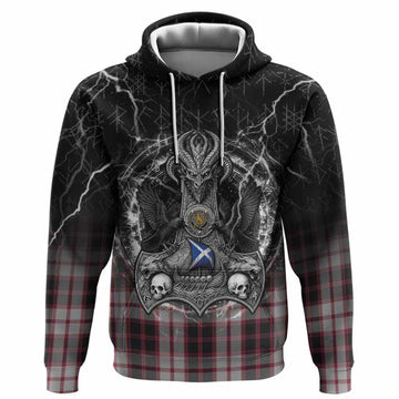 MacPherson (McPherson) Tartan Crest Hoodie Celtic Odin's Raven Legacy