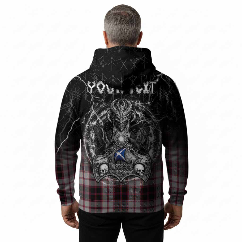 MacPherson (McPherson) Tartan Crest Hoodie Celtic Odin's Raven Legacy