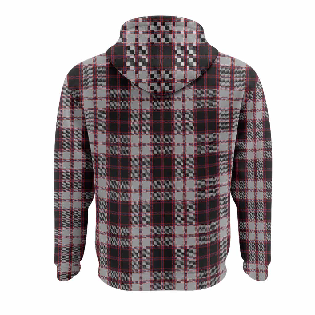 MacPherson (McPherson) Tartan Crest Hoodie Ferocious Lion Style
