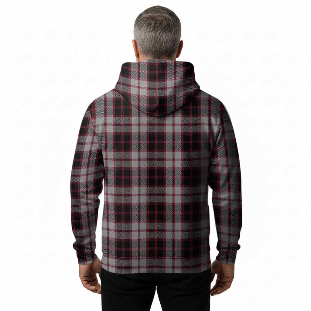 MacPherson (McPherson) Tartan Crest Hoodie Ferocious Lion Style