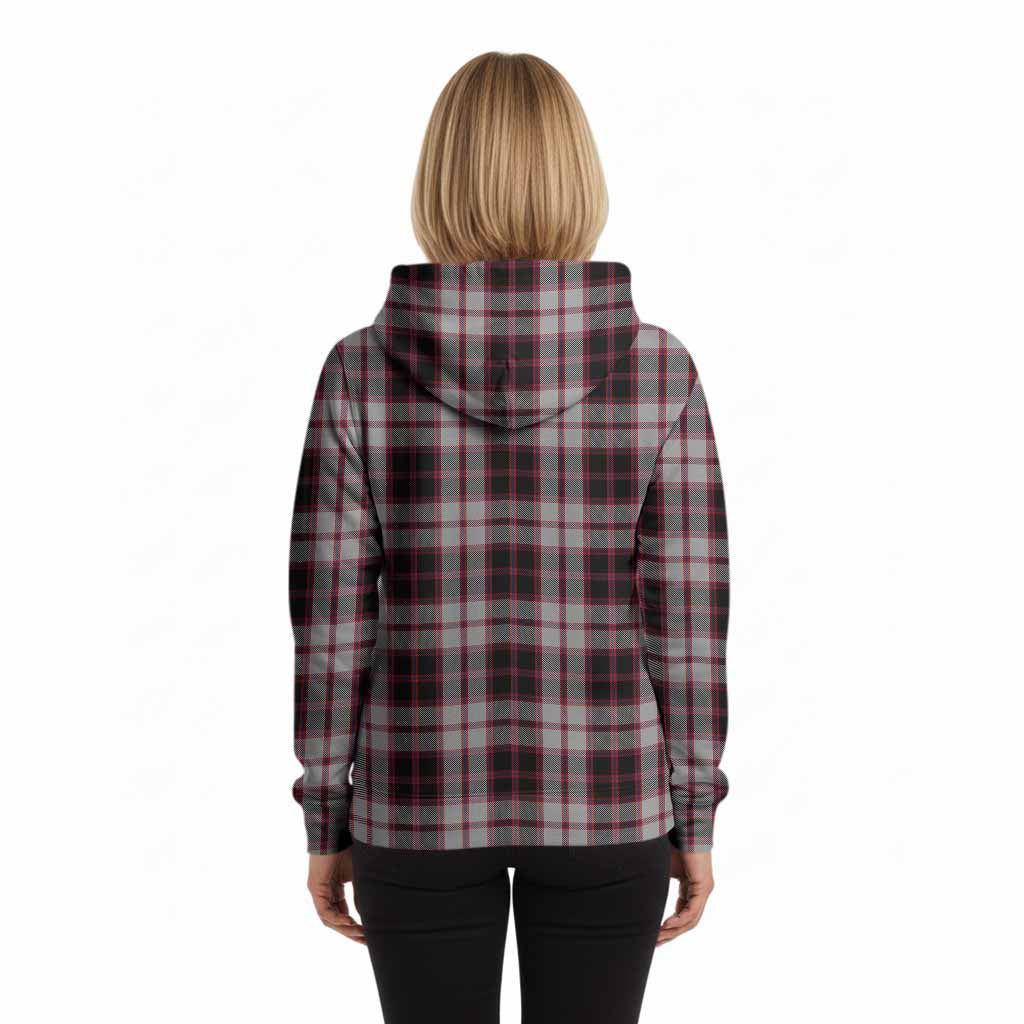 MacPherson (McPherson) Tartan Crest Hoodie Ferocious Lion Style