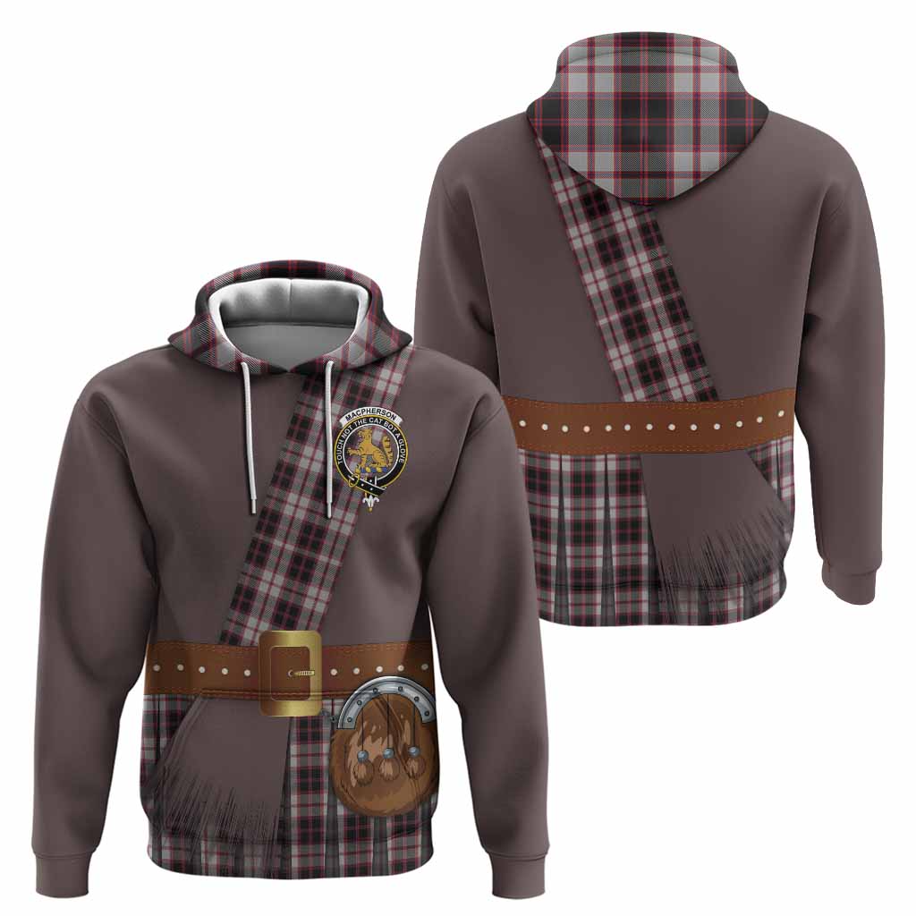 MacPherson (McPherson) Tartan Crest Hoodie Kilt Costume Style
