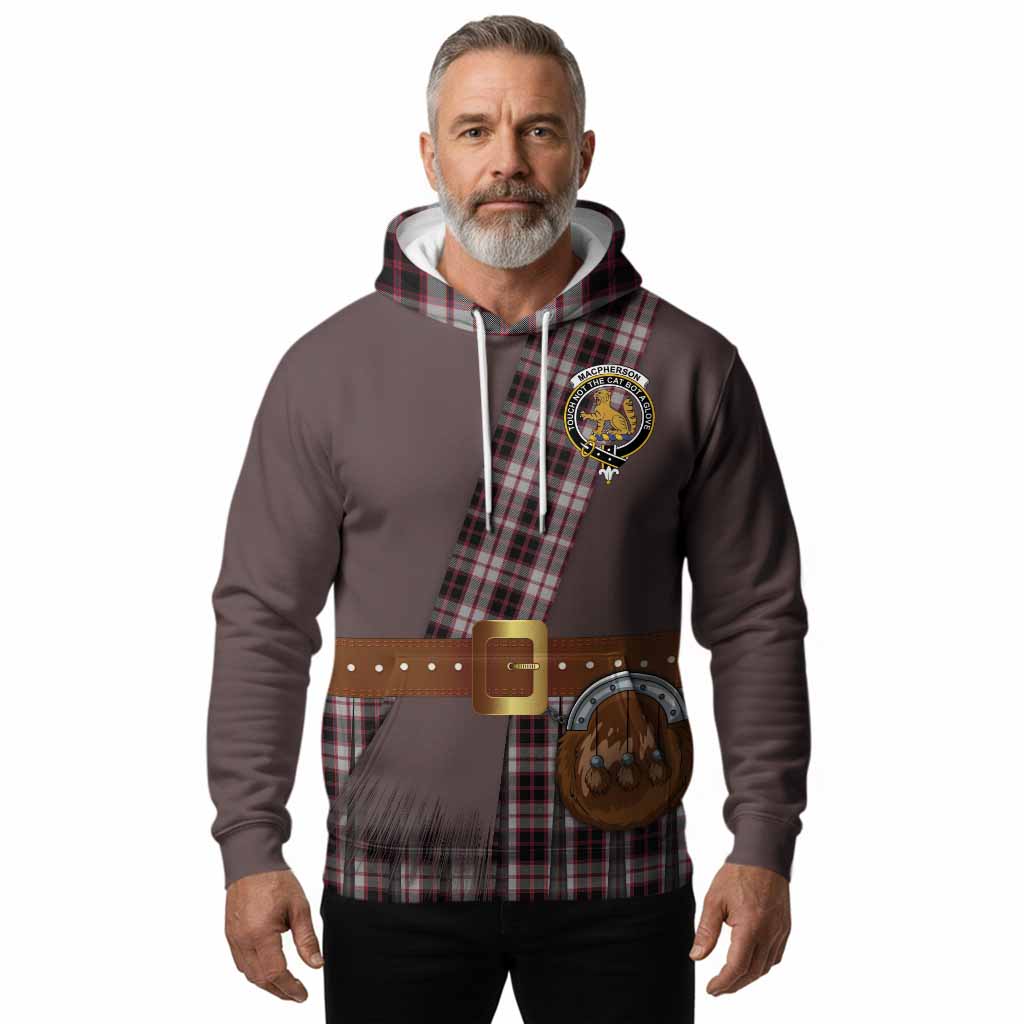 MacPherson (McPherson) Tartan Crest Hoodie Kilt Costume Style