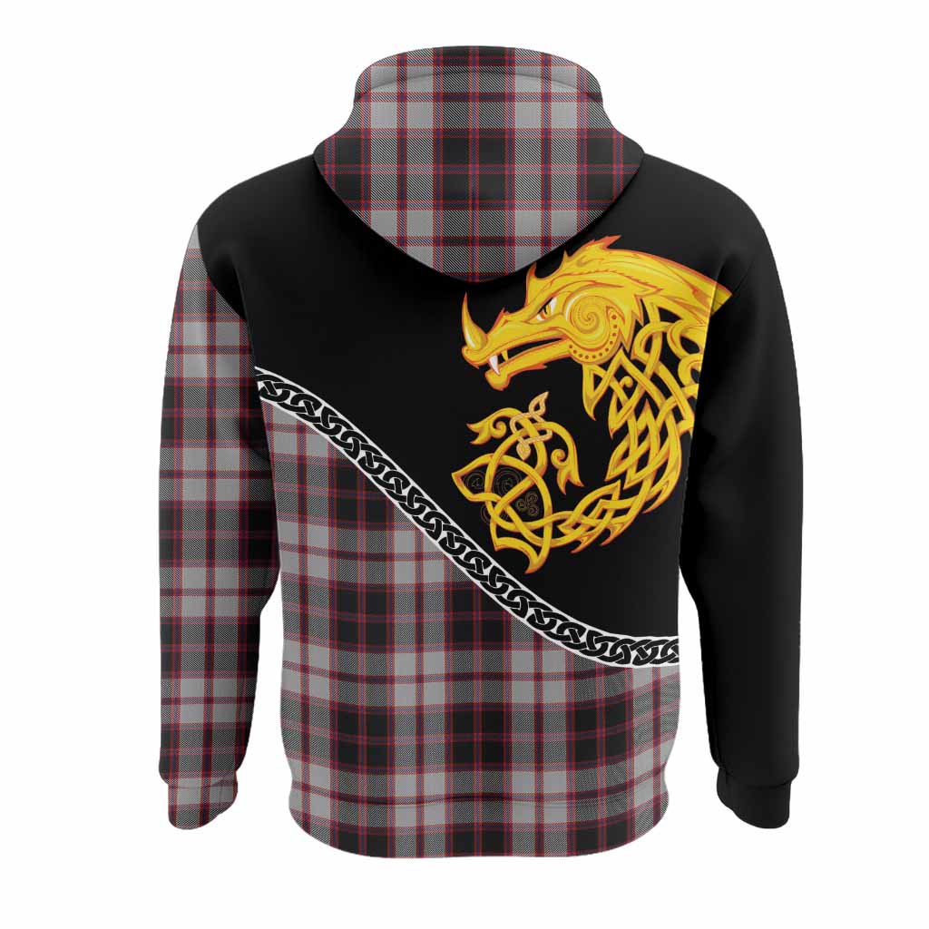 MacPherson (McPherson) Tartan Crest Hoodie Legendary Dragon Knot Half Style