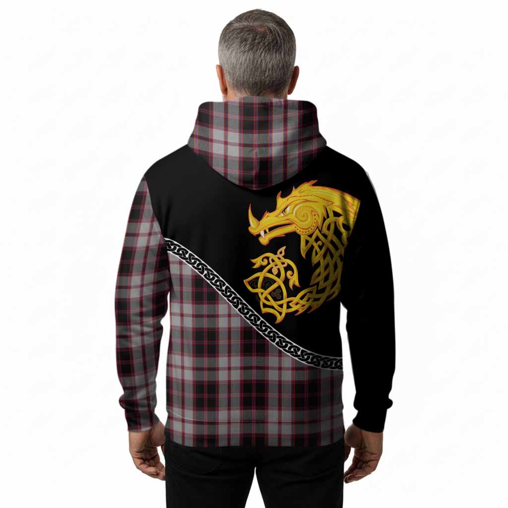 MacPherson (McPherson) Tartan Crest Hoodie Legendary Dragon Knot Half Style