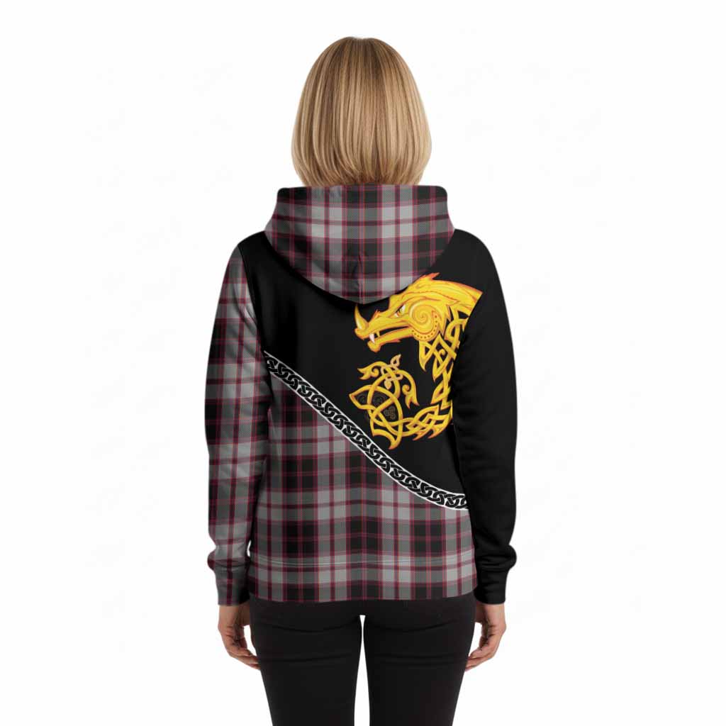 MacPherson (McPherson) Tartan Crest Hoodie Legendary Dragon Knot Half Style