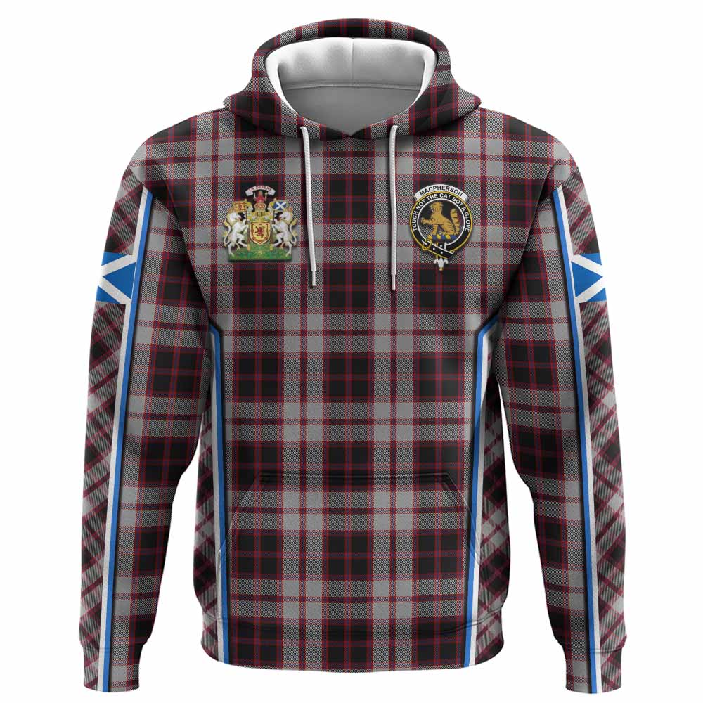 MacPherson (McPherson) Tartan Crest Hoodie Scotland Coat of Arm Flag Style - Tartan Vibes Clothing