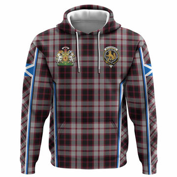 MacPherson (McPherson) Tartan Crest Hoodie Scotland Coat of Arm Flag Style