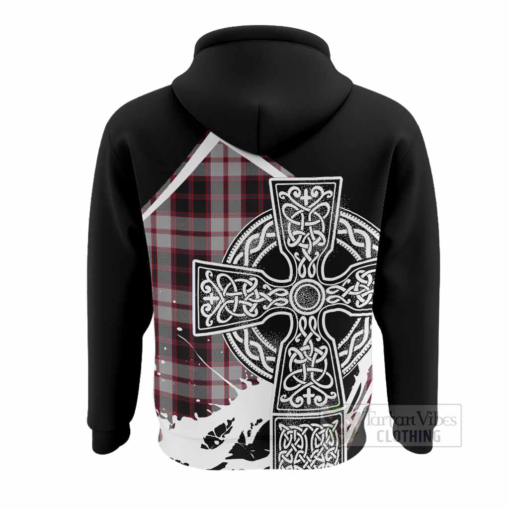 MacPherson (McPherson) Tartan Crest Hoodie Scottish Celtic Cross Heritage