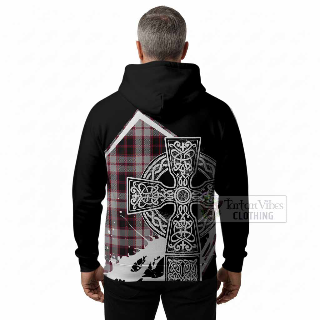MacPherson (McPherson) Tartan Crest Hoodie Scottish Celtic Cross Heritage