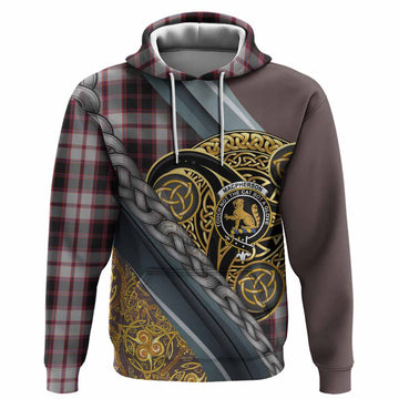MacPherson (McPherson) Tartan Crest Hoodie Scottish Triskele Celtic