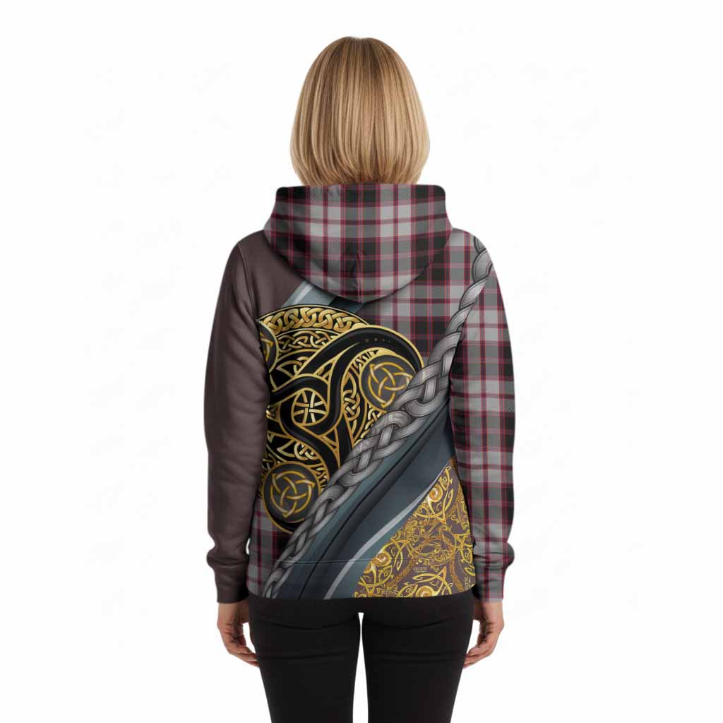 MacPherson (McPherson) Tartan Crest Hoodie Scottish Triskele Celtic