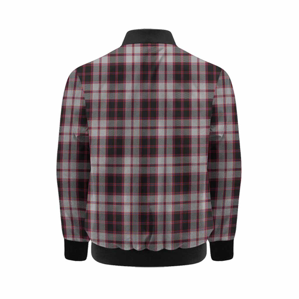 MacPherson (McPherson) Tartan Crest Kid Bomber Jacket Ferocious Lion Style Kid - Tartan Vibes Clothing