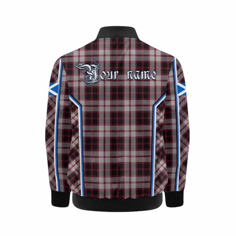 MacPherson (McPherson) Tartan Crest Kid Bomber Jacket Scotland Coat of Arm Flag Style - Tartan Vibes Clothing