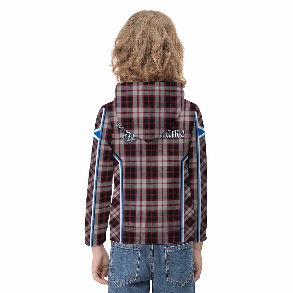 MacPherson (McPherson) Tartan Crest Kid Hoodie Scotland Coat of Arm Flag Style - Tartan Vibes Clothing