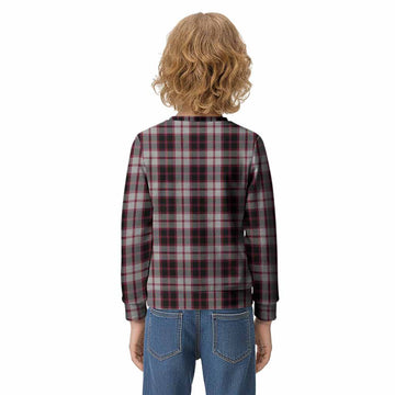 MacPherson (McPherson) Tartan Crest Kid Knitted Sweatshirt Ferocious Lion Style