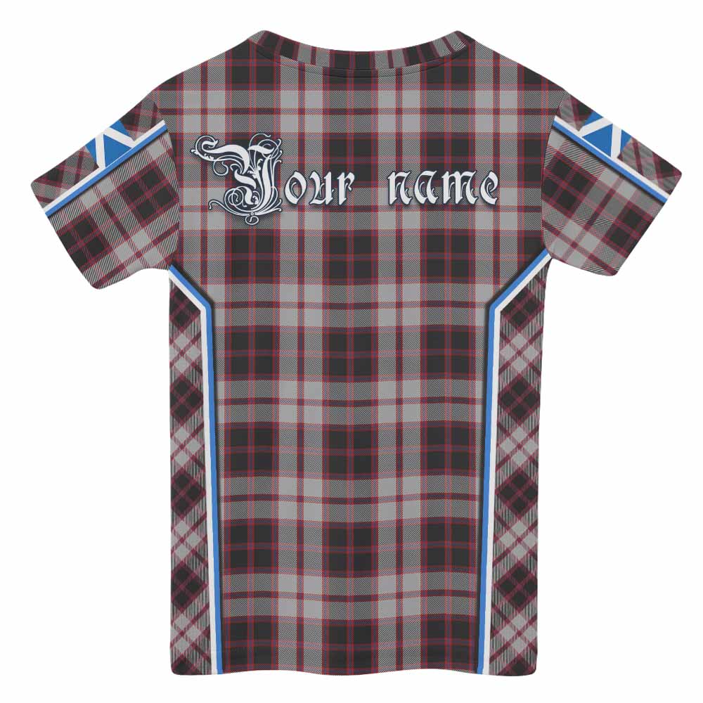 MacPherson (McPherson) Tartan Crest Kid T-shirt Scotland Coat of Arm Flag Style - Tartan Vibes Clothing